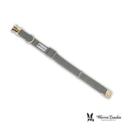 Warren London Fabric Dog Collar - Grey Leashes, Collars & Accessories