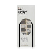 laurenbbeauty Grey & Gold Marble Gel Nail Wrap Nail Art Kits & Accessories