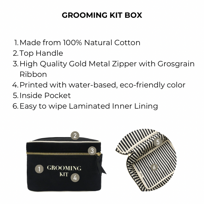 Bag-All - Grooming Kit Box, Black