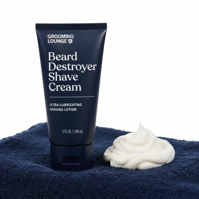 Grooming Lounge Beard Destroyer Shave Cream - Best Shave Cream For Sensitive Skin