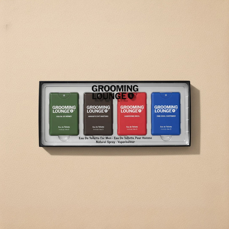 Grooming Lounge Grooming Lounge Men's Fragrances - 4-Piece Pocket Spray Gift Set Colognes