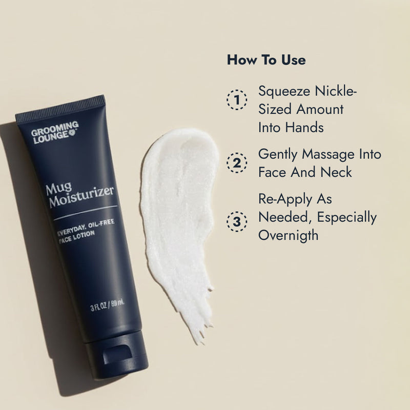 Grooming Lounge Grooming Lounge Mug Moisturizer - Oil-Free Face Moisturizer For Men Moisturizers