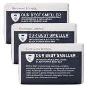 Grooming Lounge Grooming Lounge Our Best Smeller Body Bar 3-Pack (Save $5) Cleansing Bars, Scrub Bars
