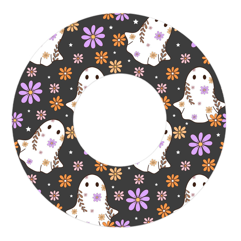 Peelz Groovy Ghosts Freestyle Libre 2 Patch Tape - Pump Peelz Patch Medical Tape