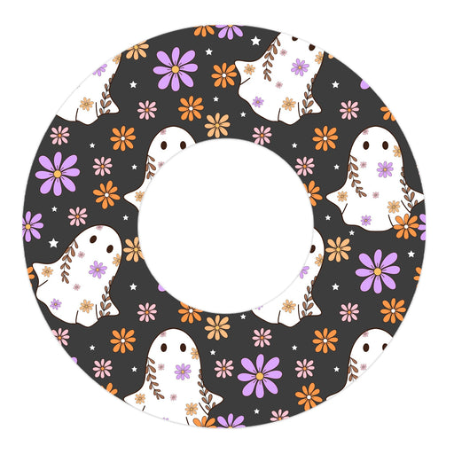 Peelz Groovy Ghosts Freestyle Libre 2 Patch Tape - Pump Peelz Patch Medical Tape