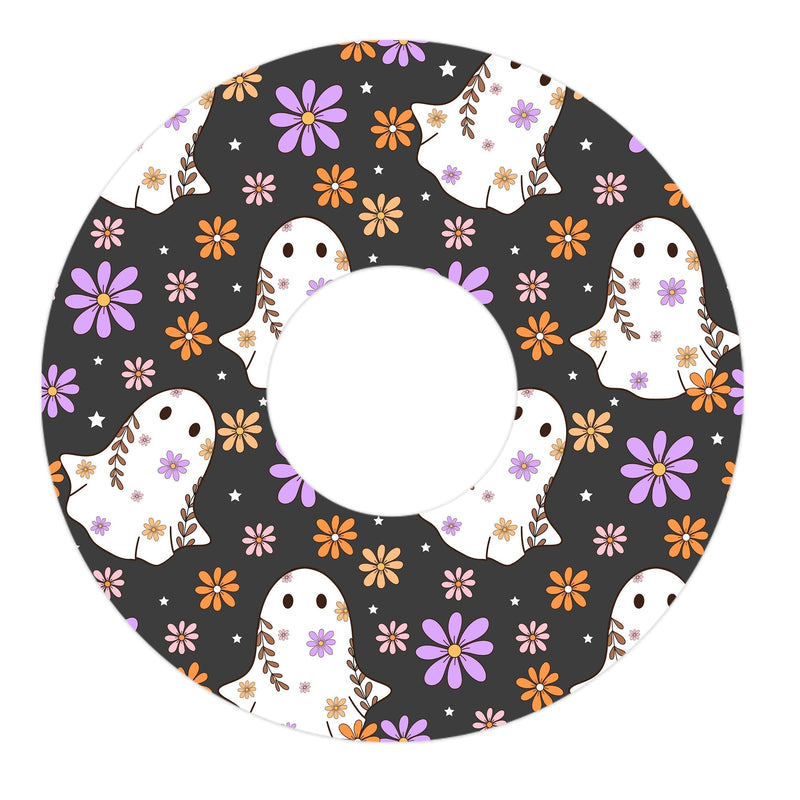 Peelz Groovy Ghosts FreeStyle Libre 3 Plus & Lingo  Patch Tape - Pump Peelz Patch Medical Tape