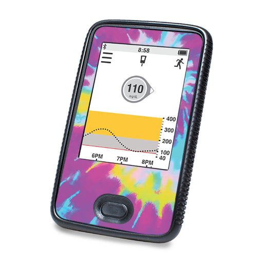 Peelz Groovy Tie-Dye Designed for DEXCOM G6 Touchscreen Receiver Peelz/Stickers
