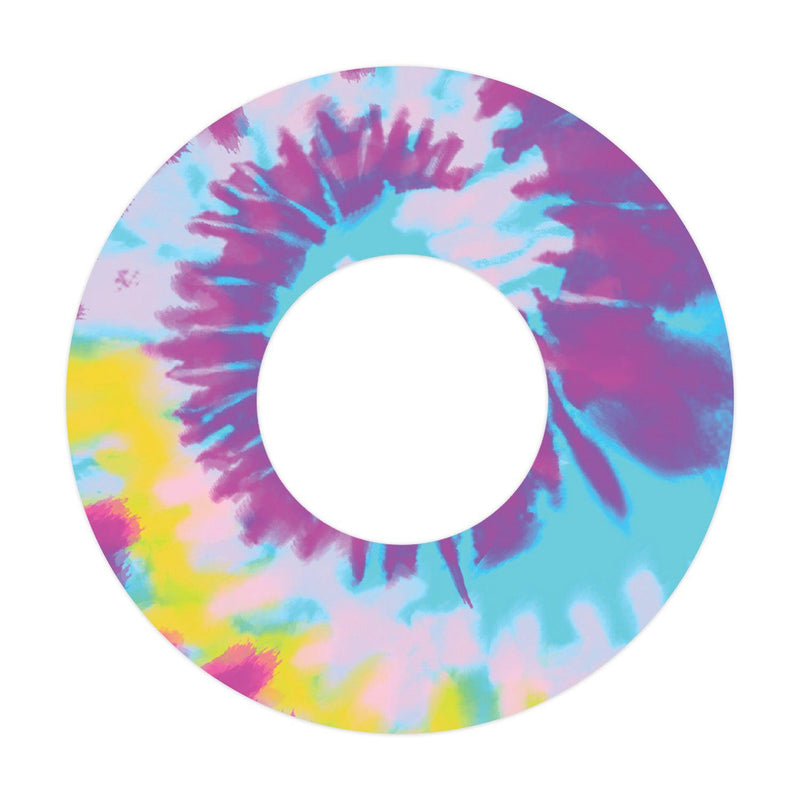 Peelz Groovy Tie-Dye Patch  Tape Designed for the FreeStyle Libre 2 Patch Medical Tape