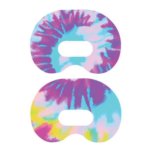 Peelz Groovy Tie-Dye for Medtronic Guardian Connect Patch Tape - Pump Peelz Patch Medical Tape
