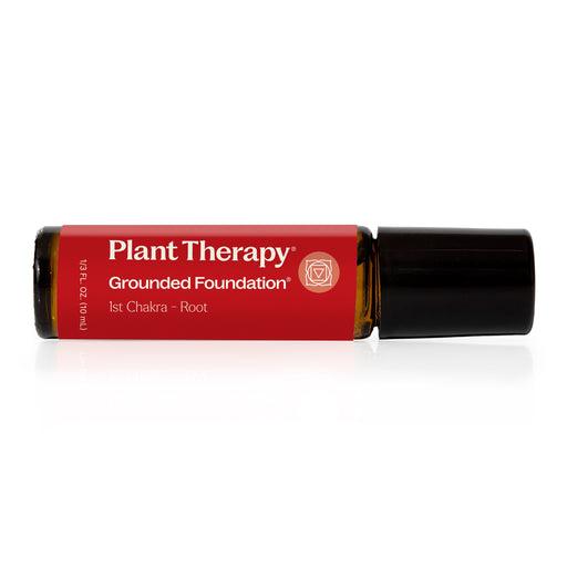 Plant Therapy Grounded Foundation (Root Chakra) Essential Oil Pre-Diluted Roll-On Essential Oil