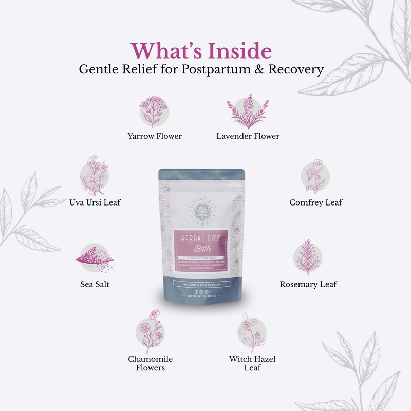 Euphoric Herbals Herbal Sitz Bath Postpartum Herbal Bath