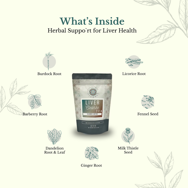 Euphoric Herbals Liver Cleanse Herbal Tea Herbal Tea