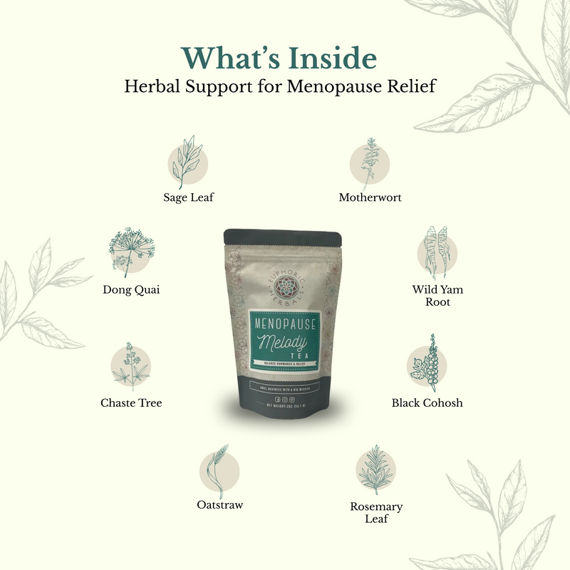 Euphoric Herbals Menopause Melody Tea Herbal Tea