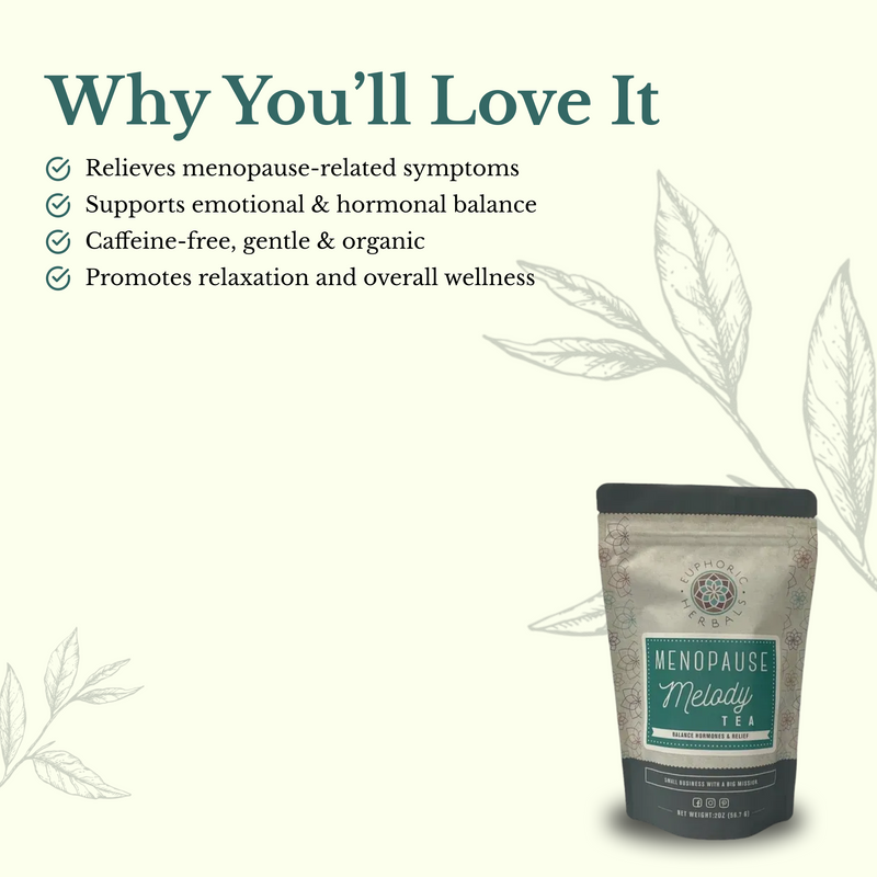 Euphoric Herbals Menopause Melody Tea Herbal Tea