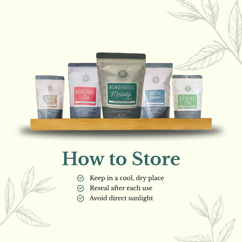 Euphoric Herbals Menopause Melody Tea Herbal Tea