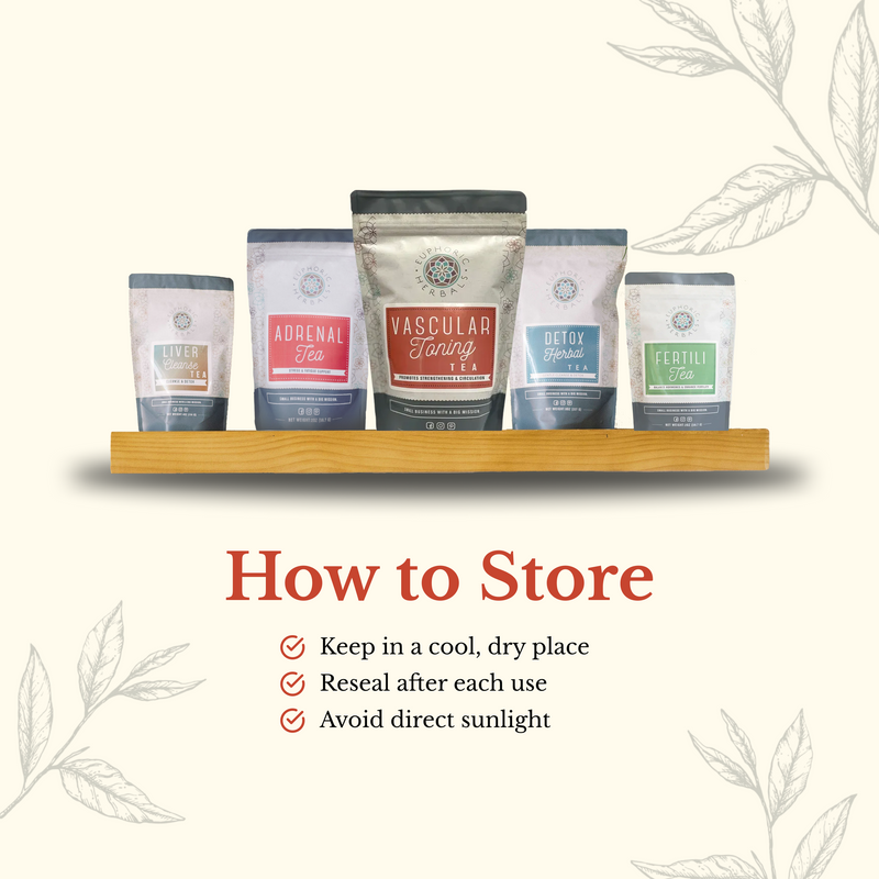Euphoric Herbals Vascular Toning Tea Herbal Tea