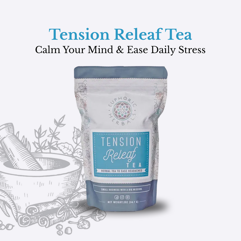Euphoric Herbals Tension Releaf Tea Herbal Tea