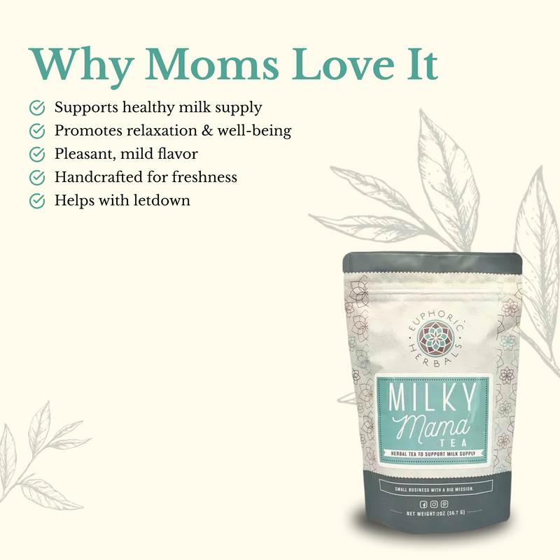 Euphoric Herbals Milky Mama Tea Herbal Tea