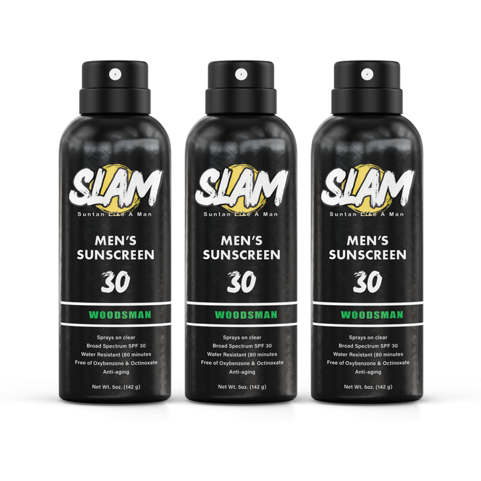 Trio Men's Fragrance Pack SPF 30 by Slam Sunscreen