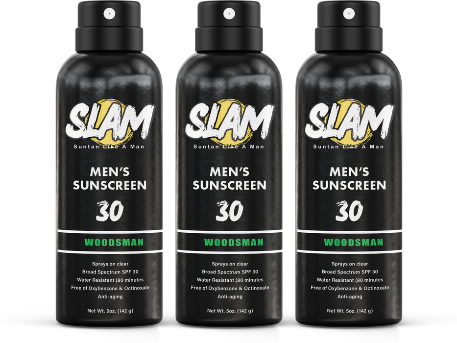 Trio Men's Fragrance Pack SPF 30 by Slam Sunscreen