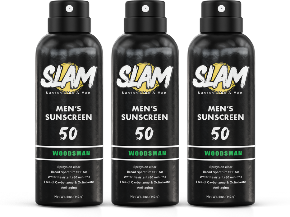 Trio Men's Fragrance Pack SPF 50 by Slam Sunscreen