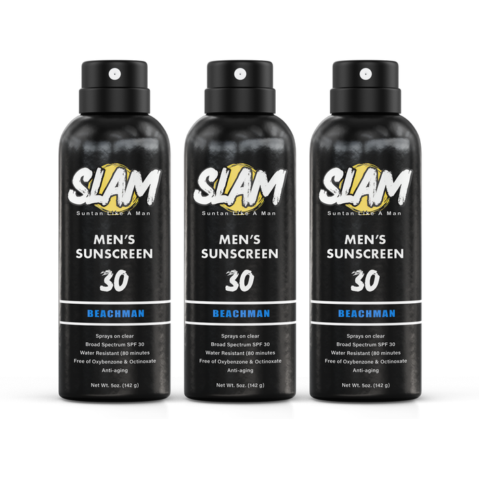 Trio Men's Fragrance Pack SPF 30 by Slam Sunscreen