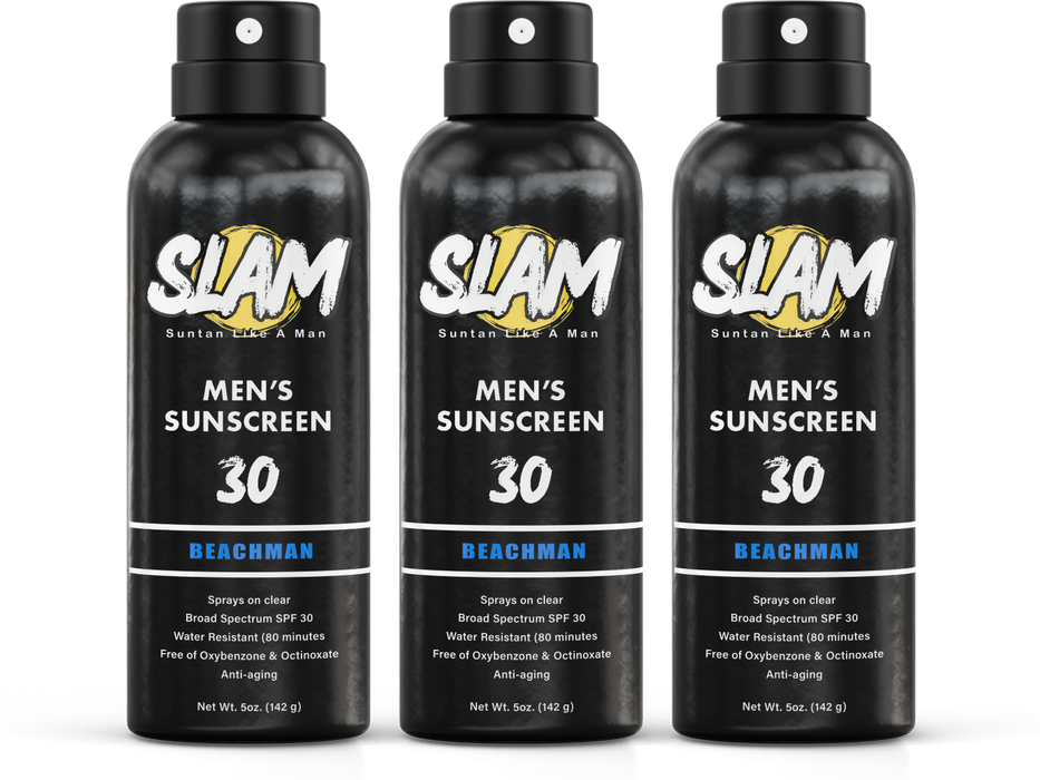 Trio Men's Fragrance Pack SPF 30 by Slam Sunscreen