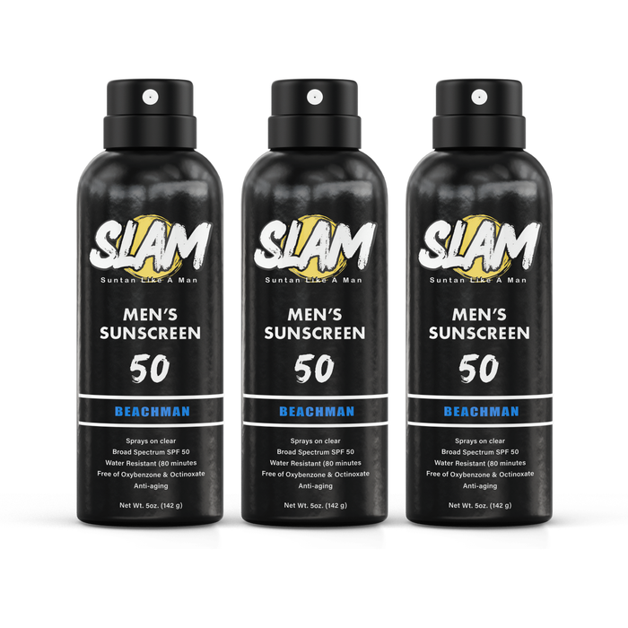 Trio Men's Fragrance Pack SPF 50 by Slam Sunscreen