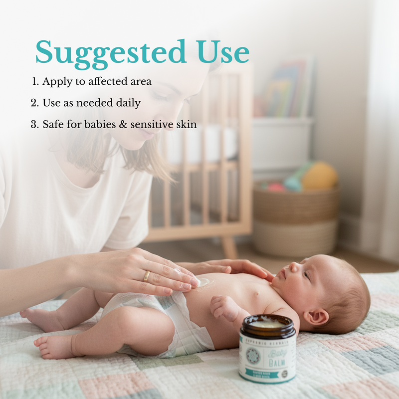 Euphoric Herbals Baby Balm Herbal Salve Salve