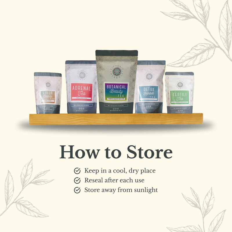 Euphoric Herbals Botanical Beauty Tea Herbal Tea