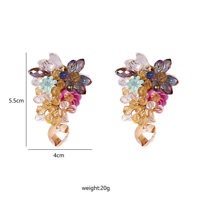 Bohemia Acrylic Flower Earrings - Sexikinis Swim