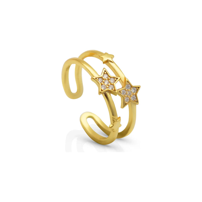 Rosette Pascal Gold Ring