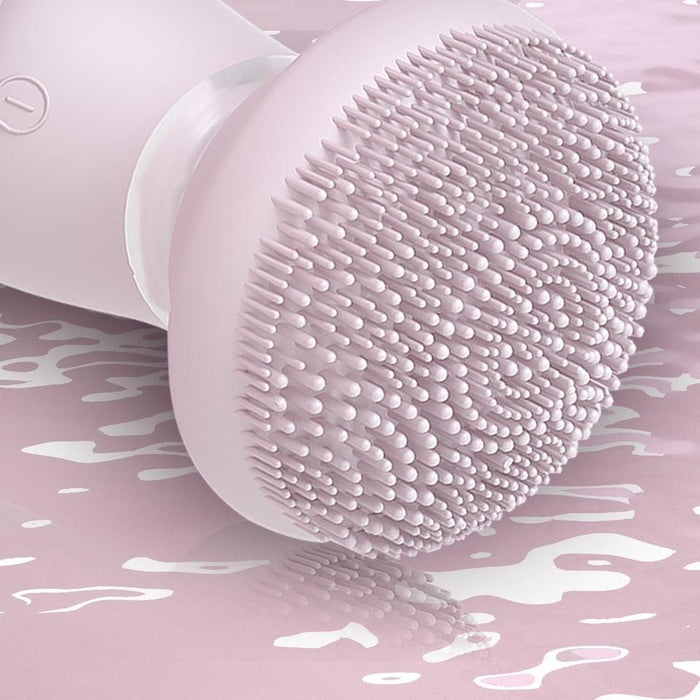 ZAQ Skin & Body - Vera Waterproof Facial Cleansing Brush With Pulse Acoustic Wave Vibration, And Magnetic Beads