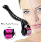 Vida Smart Vida Smart - Derma Roller DRS 540 0.25mm Titanium Needles for Hair Regrowth - Matte Black Derma Roller