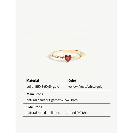 Guerilla Choice Royal Heart 18K Gold Love Ring