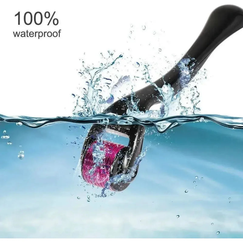 Vida Smart Vida Smart - Derma Roller DRS 540 0.25mm Titanium Needles for Hair Regrowth - Matte Black Derma Roller