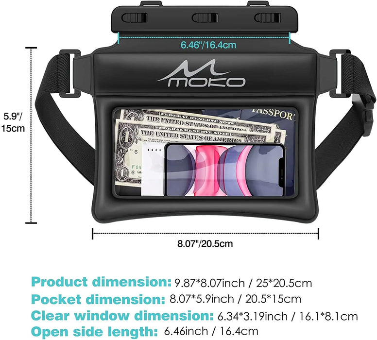 Waterproof Fanny Pack  Phone Pouch - Sexikinis Swim