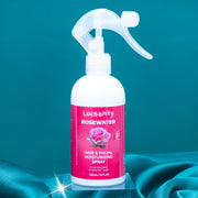Locsanity Rosewater Hair and Facial Daily Moisturizing/Refreshing Spray Locking & Tightening & Moisturizing