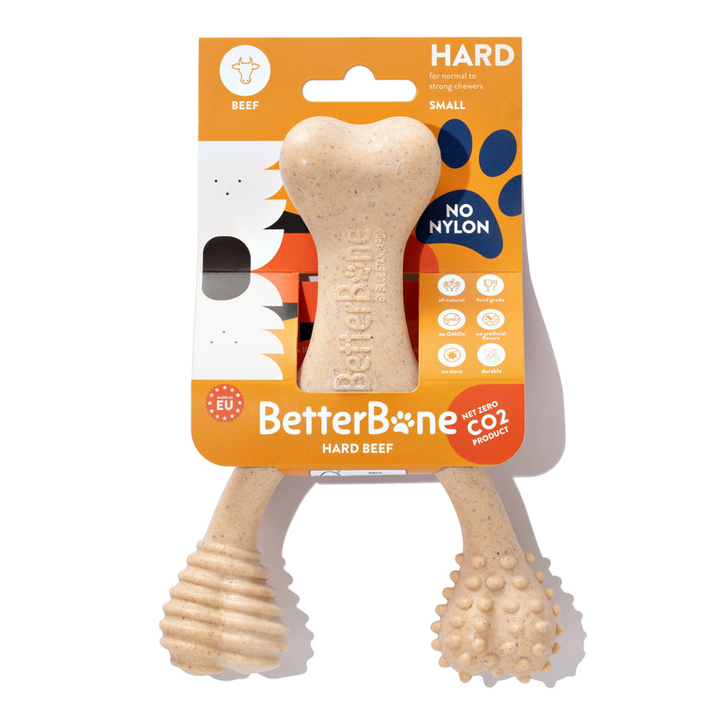 BetterBone All Natural Eco-Friendly Dog Chews & Bones BetterBone HARD Chew Toy Dog Toys