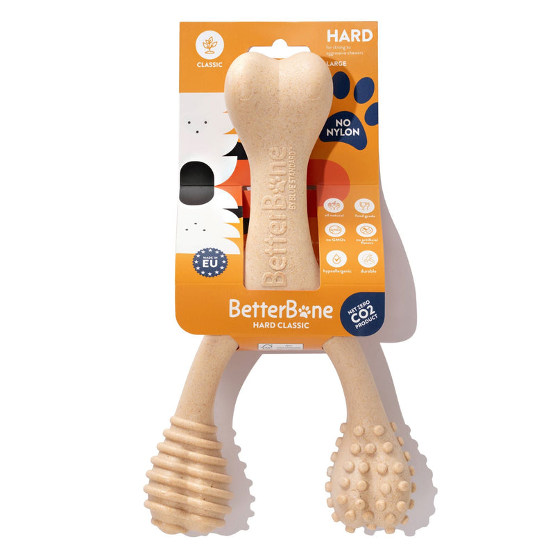 BetterBone All Natural Eco-Friendly Dog Chews & Bones BetterBone HARD Chew Toy Dog Toys