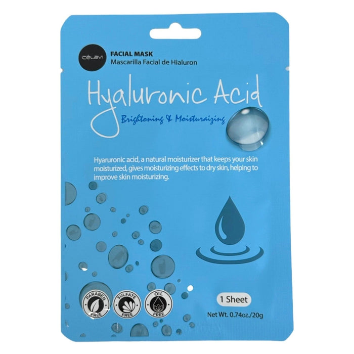 HYDRATING HYALURONIC ACID SHEET MASK 0.74oz/20g