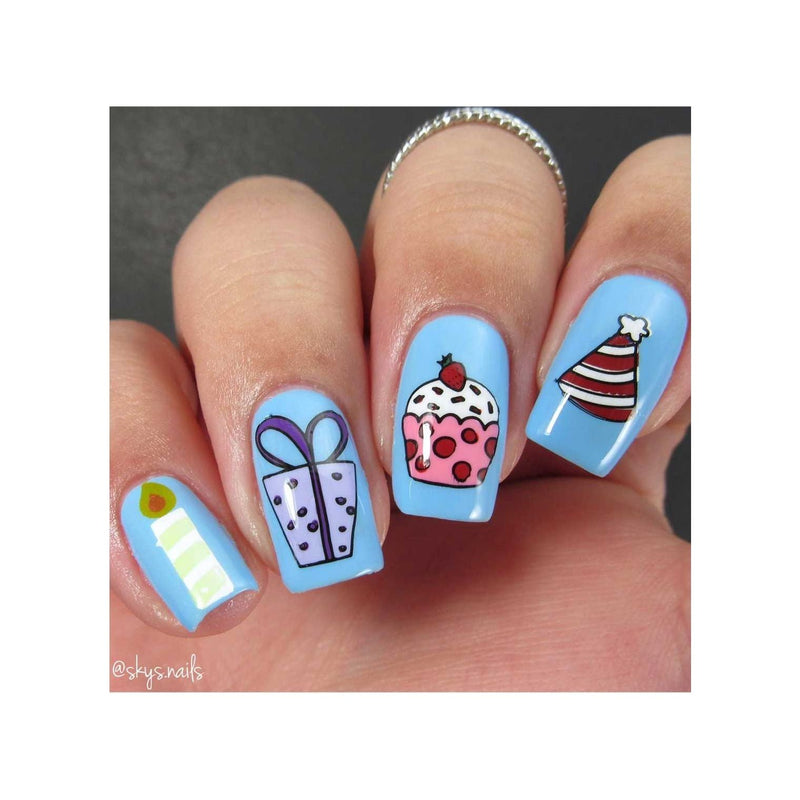 UberChic Beauty Happy Birthday Stamping Plate