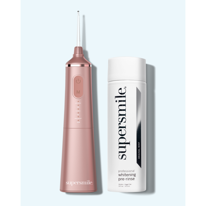 Supersmile Water Flosser + Whitening Pre-Rinse