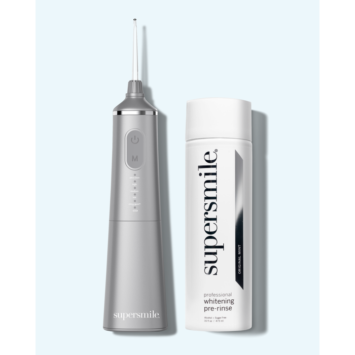 Supersmile Water Flosser + Whitening Pre-Rinse