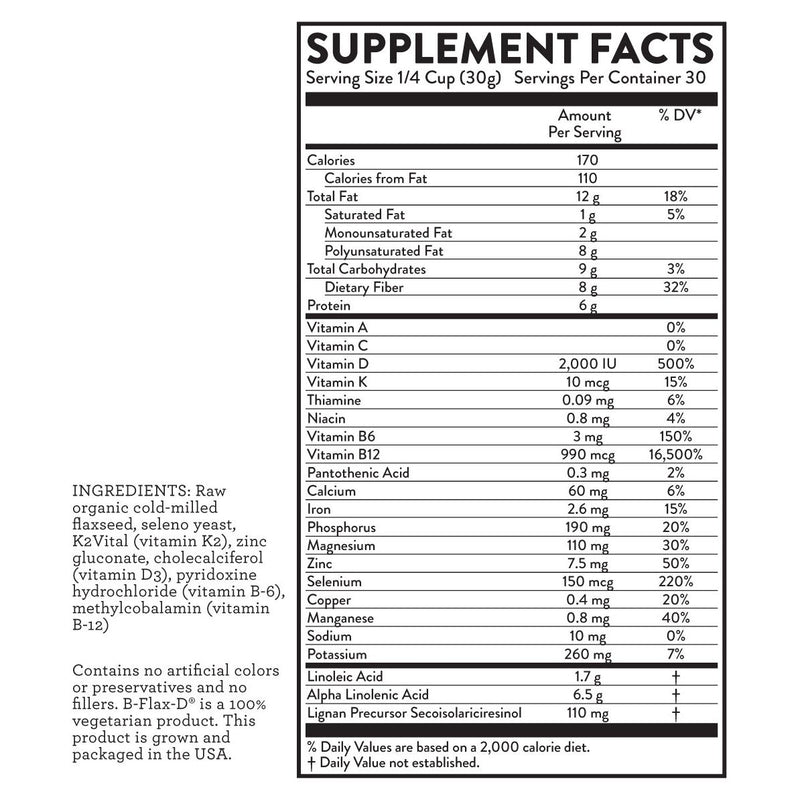 Hallelujah Diet B-Flax-D Fiber and Detox