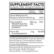 Hallelujah Diet Vitamin B12, B6, Folate Vitamins & Supplements