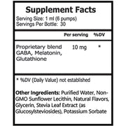 Hallelujah Diet Liposomal Sleep - GABA, Melatonin, and Glutathione Sleep Support