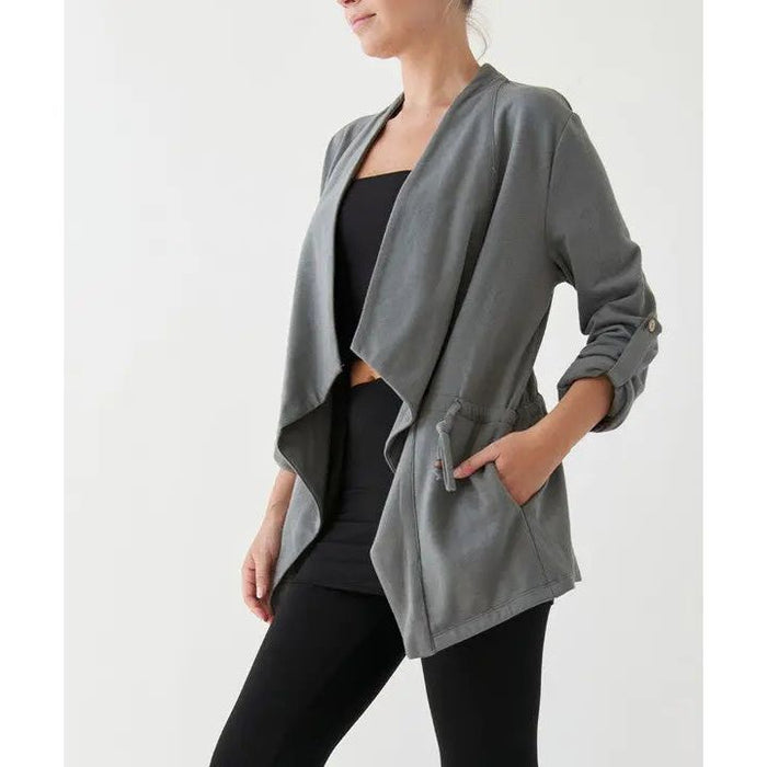 Hemp Open Front Jacket