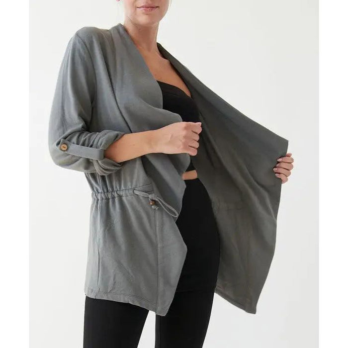 Hemp Open Front Jacket