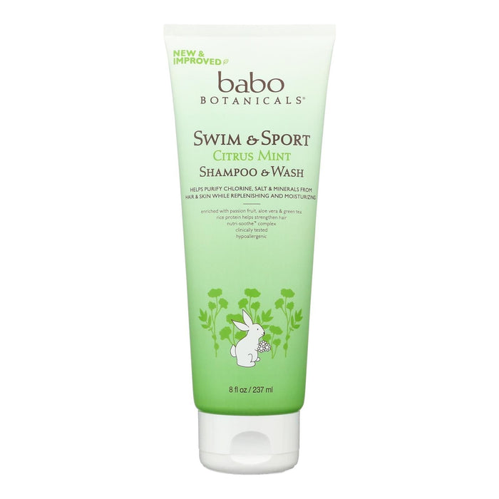 Babo Botanicals Shampoo & Wash Swim & Sport - 1 Each, 1-8 Fl. Oz.